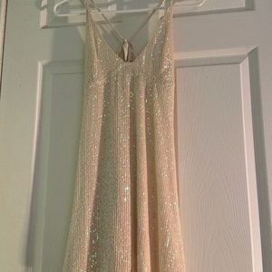 Free people sequin mini dress